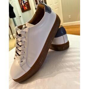 Thursday Sneakers Unisex White Leather Gum Sole Men’s 8 Women’s 9.5